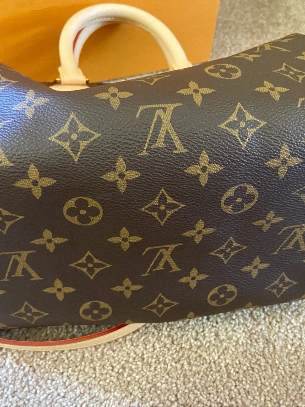 Authentic Louis Vuitton Monogram Speedy Bandoulière 25 M46977 Boston Bag